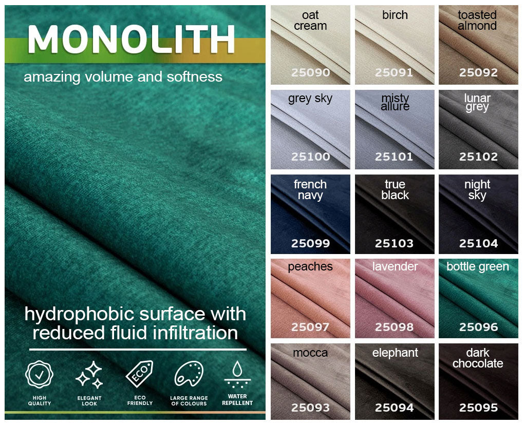 get comfy monolith fabrics