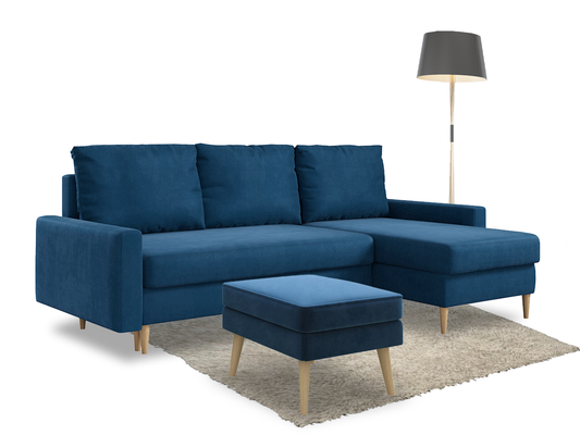 Lang Corner Sofa Bed + Leggi Footrest