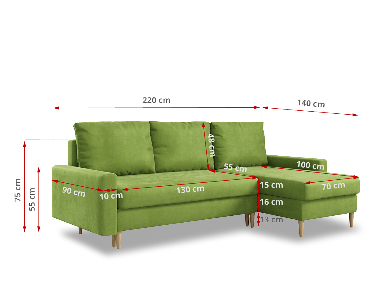 Lang Corner Sofa Bed